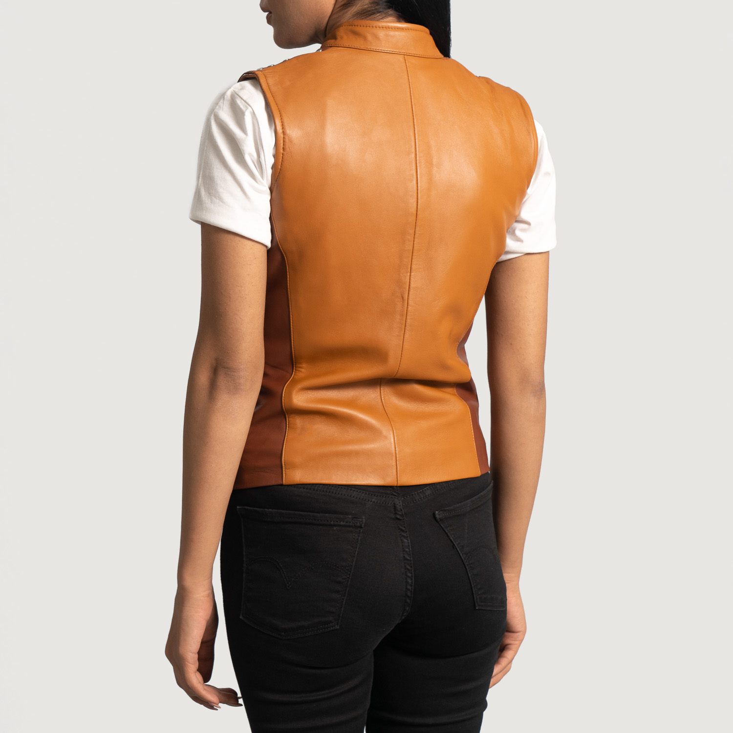 Female Leather Vest 2