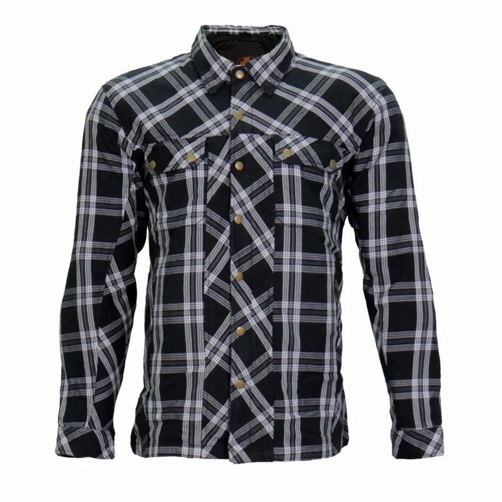 Flannel Biker Jacket
