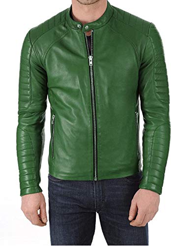 Green Biker Jacket