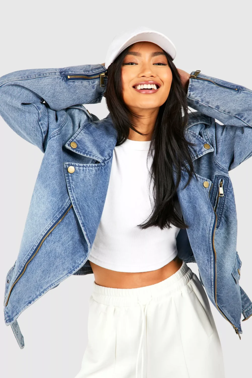 Jean Biker Jacket