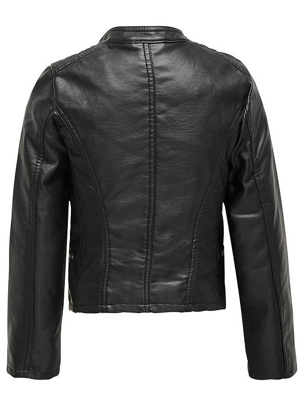 Kids Leather Biker Jacket 2