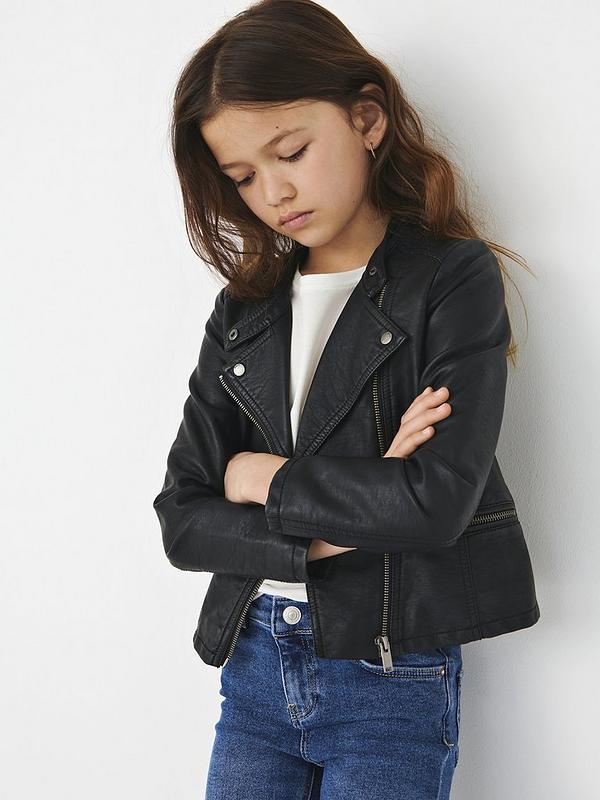 Kids Leather Biker Jacket 3