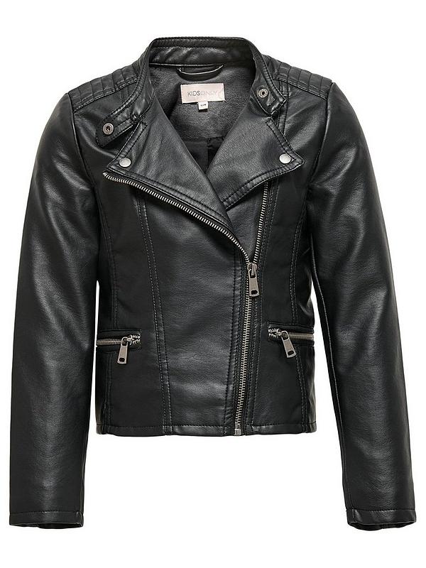 Kids Leather Biker Jacket