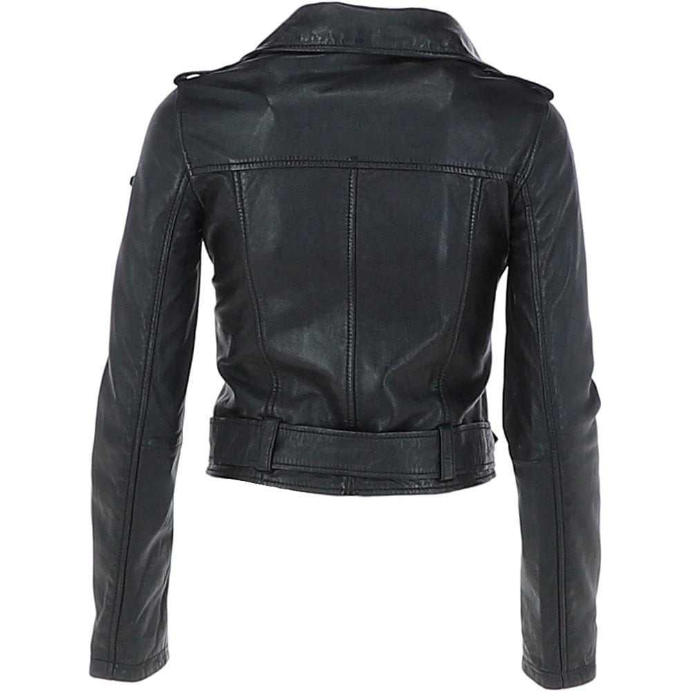 Leather Biker Jacket Womens 2