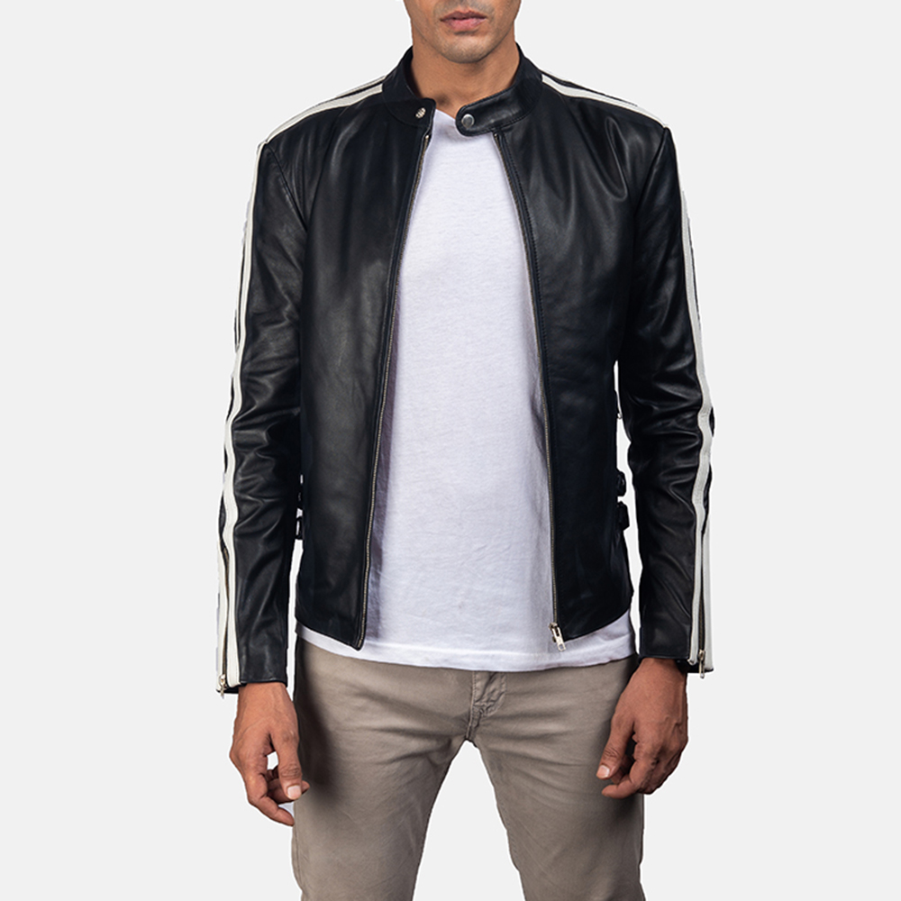 Mens Biker Leather Jacket