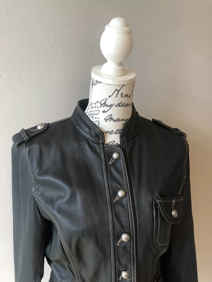 Military Style Leather Jacket 2