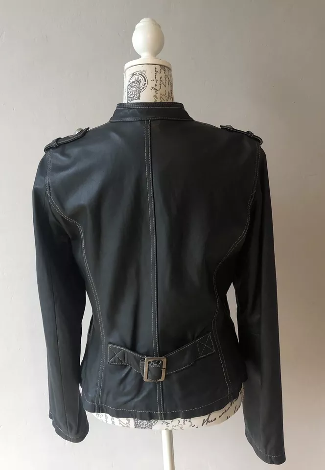 Military Style Leather Jacket 3