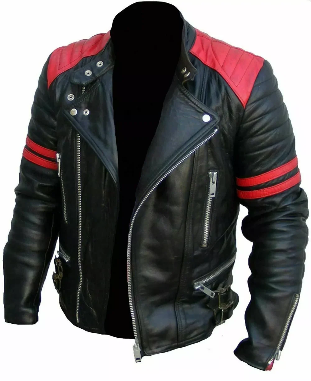 Red And Black Motorcycle Jacket
