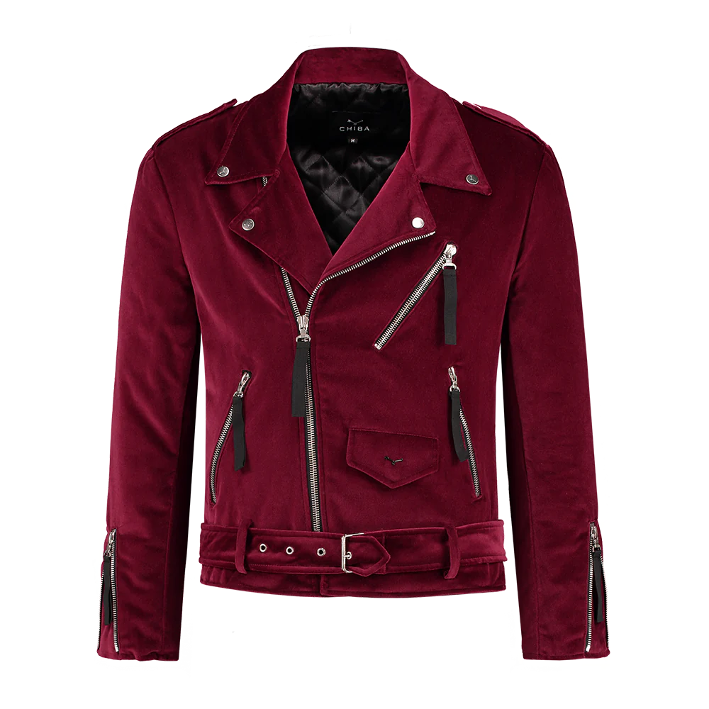 Velvet Biker Jacket