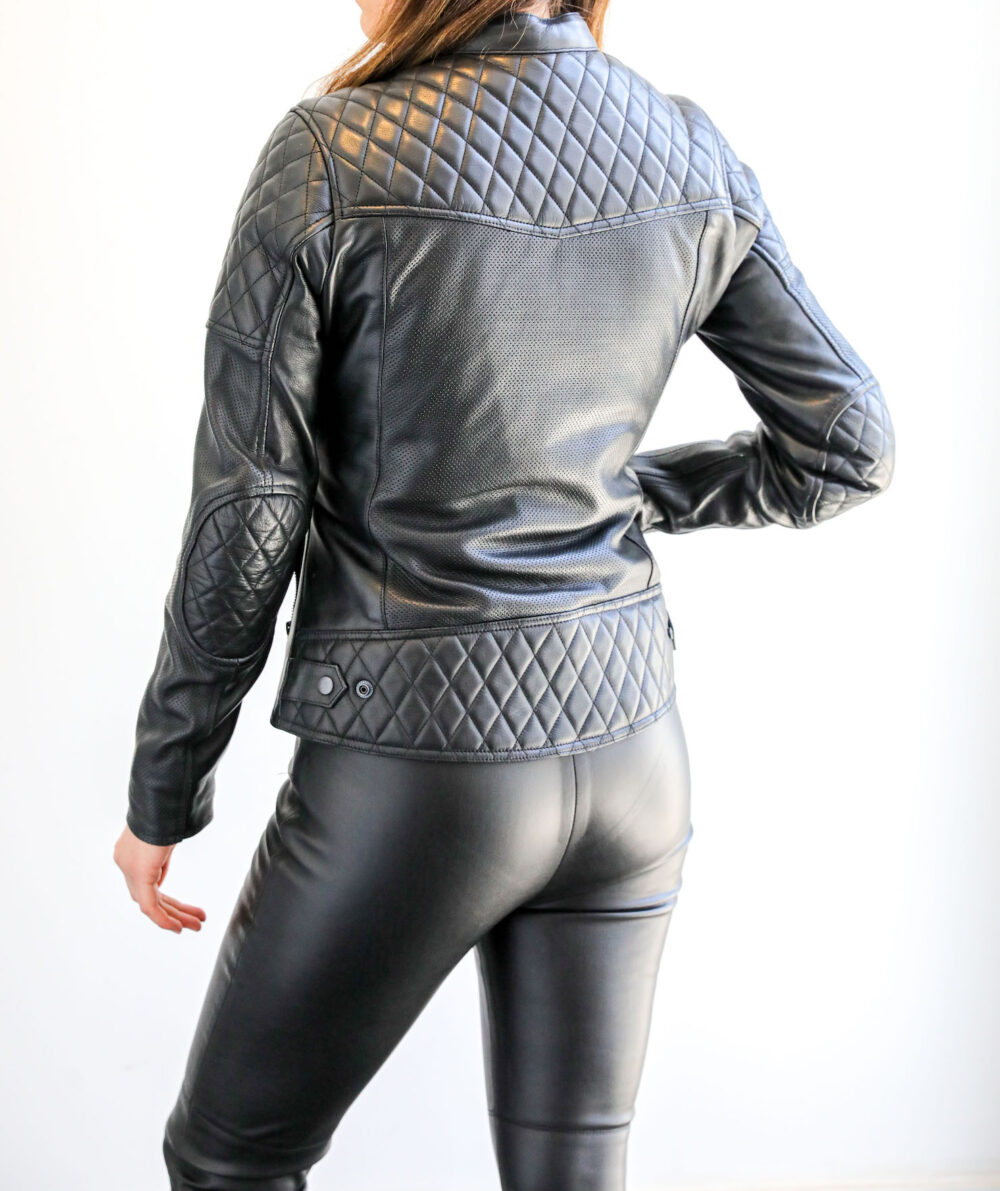 Womens Biker Jacket Leather 3