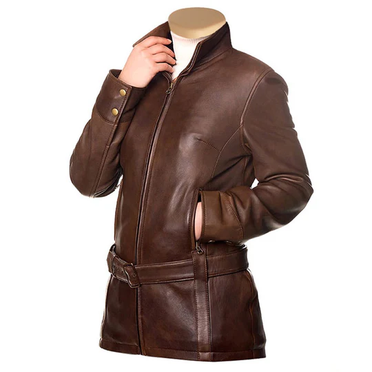 Womens Leather Biker Jacket 2