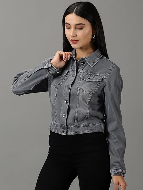 grey denim jacket womens 3