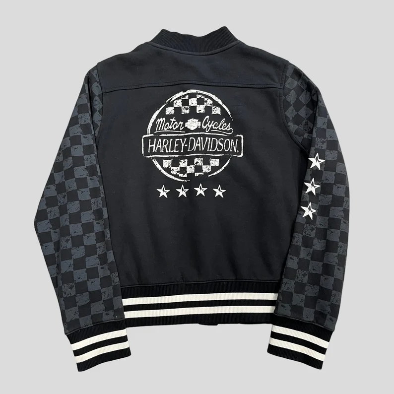 harley davidson letterman jacket 2