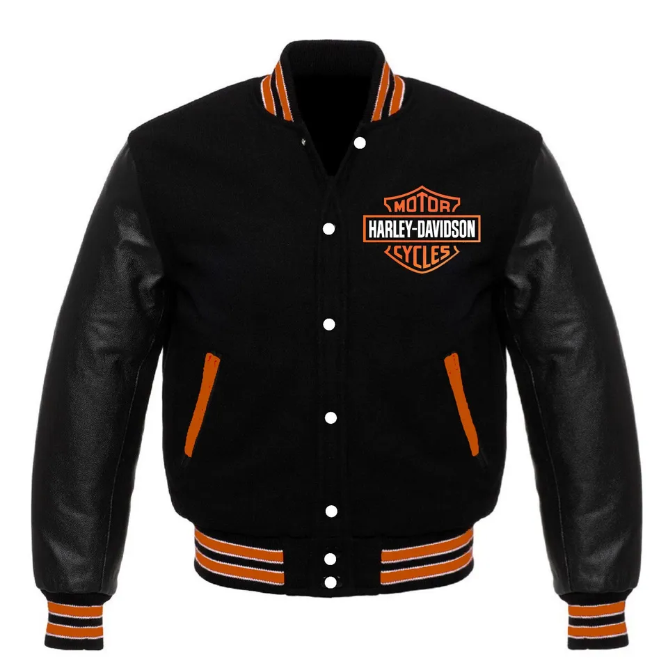 harley davidson varsity jacket