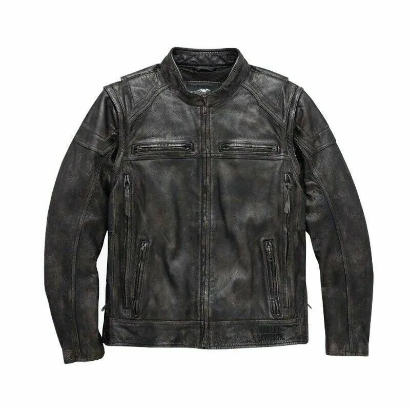 leather jacket harley davidson