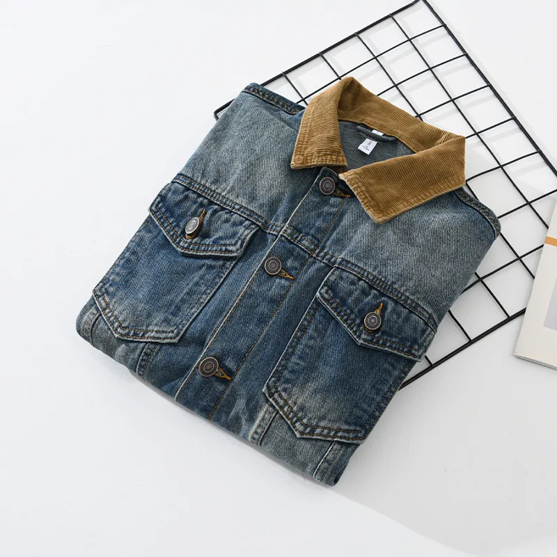 mens lined denim jacket 3
