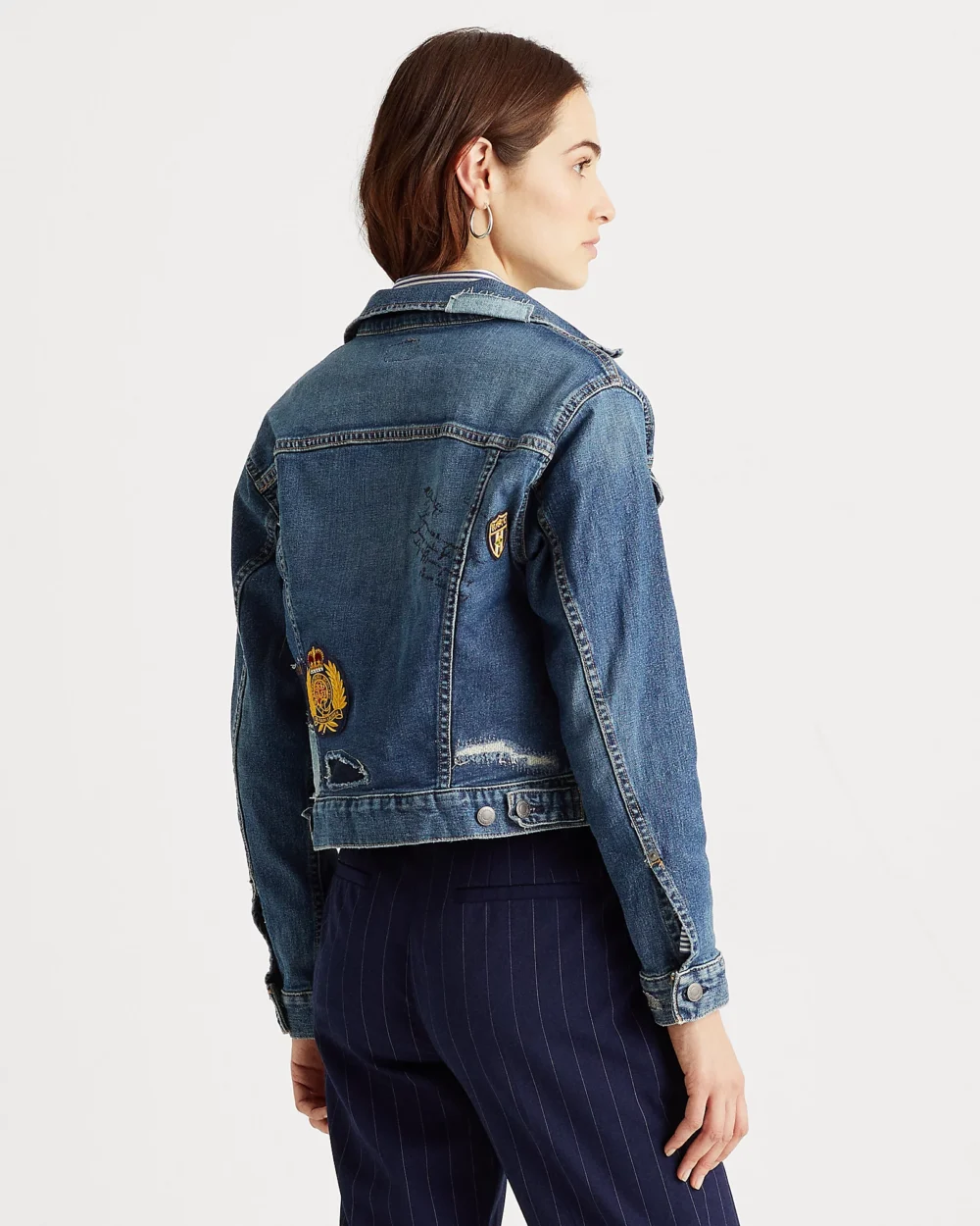 ralph lauren denim jacket womens 2