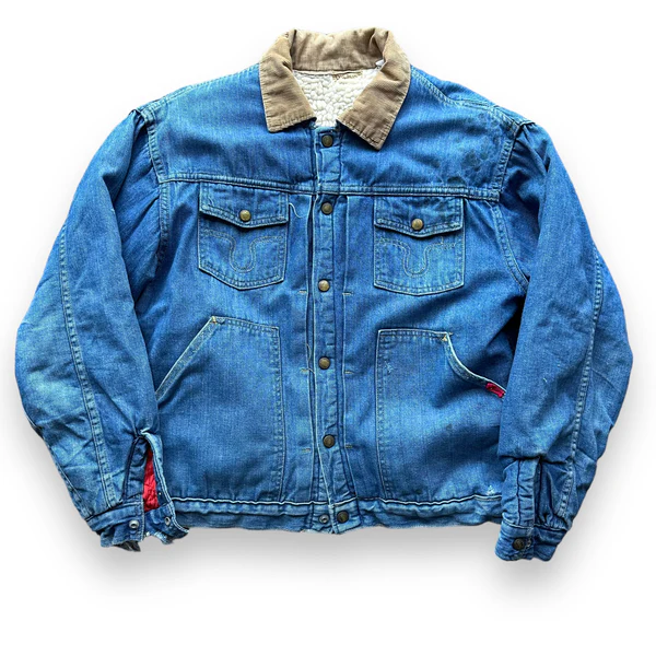 sherpa denim jacket mens