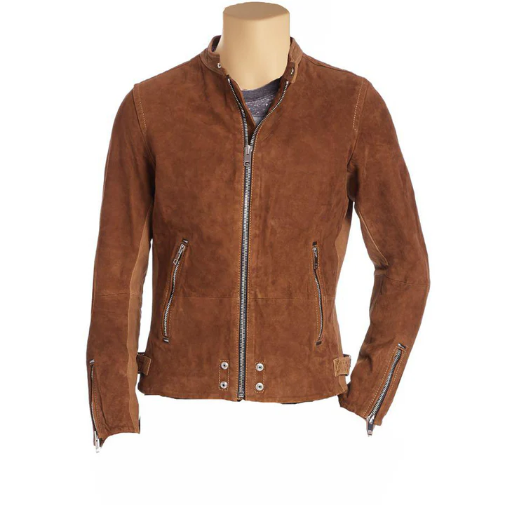 Suede Biker Jacket