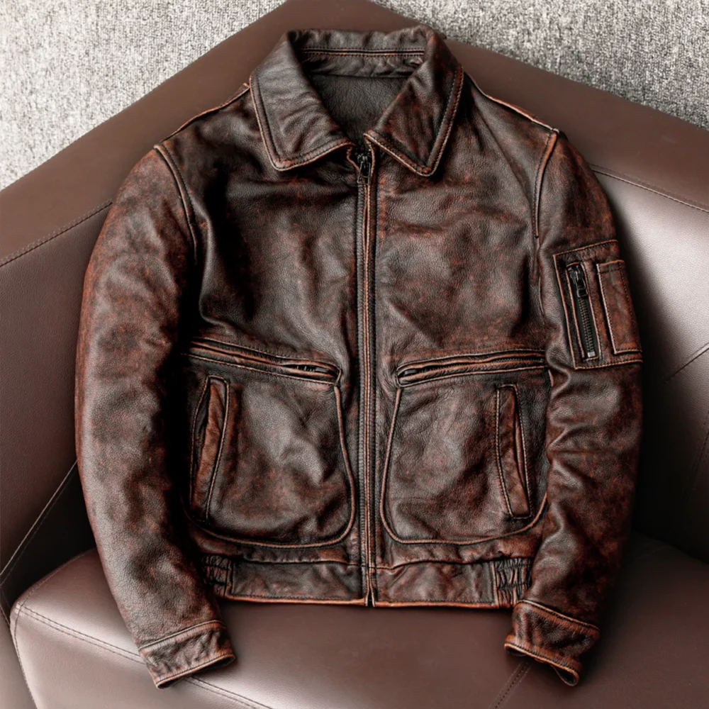 Air Force Leather Bomber Jacket