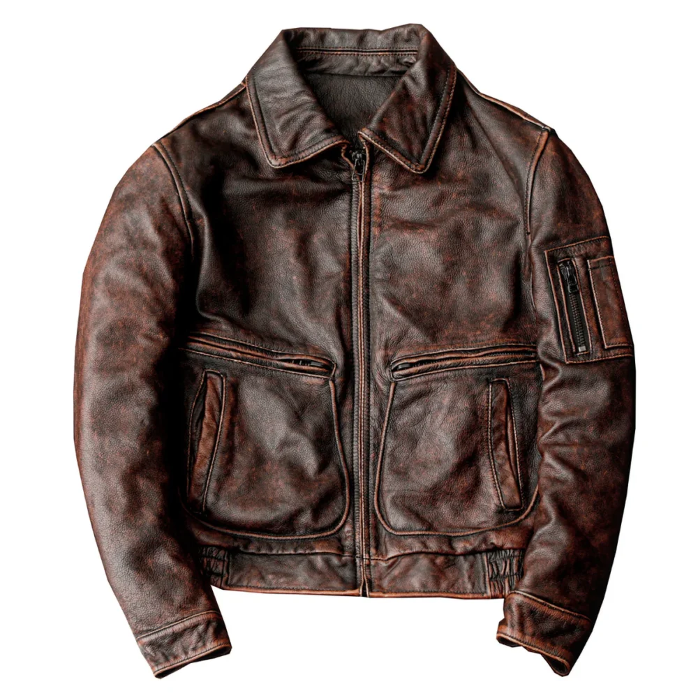 Air Force Leather Bomber Jacket