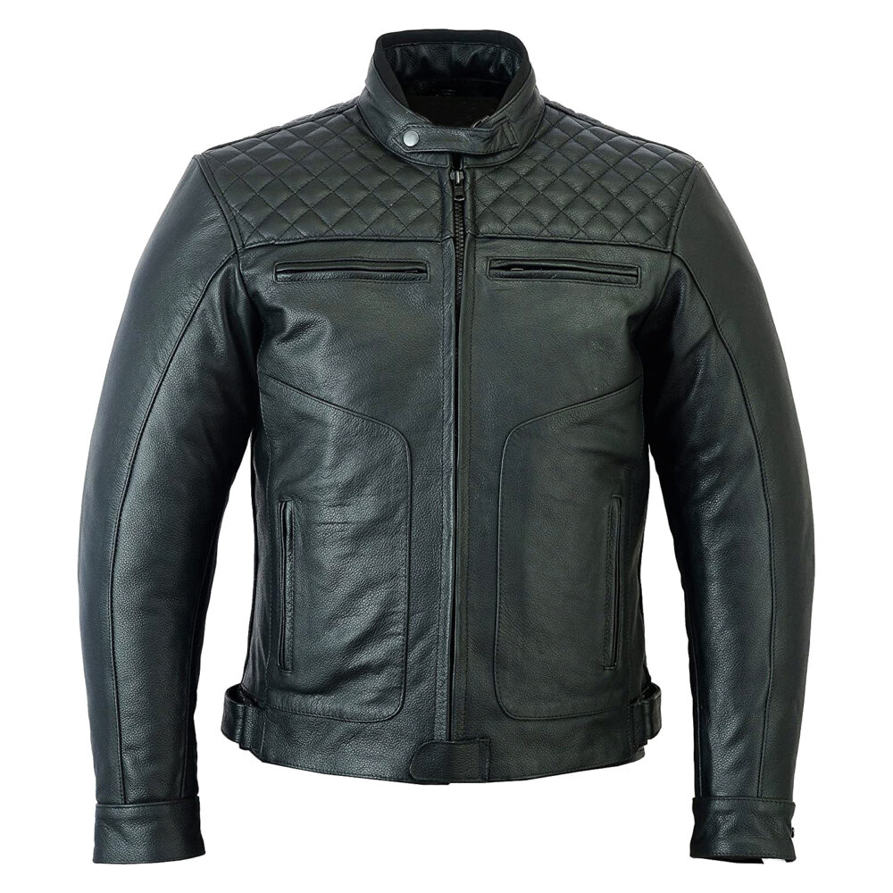 Armored Leather Motorcycle Jackets For Men