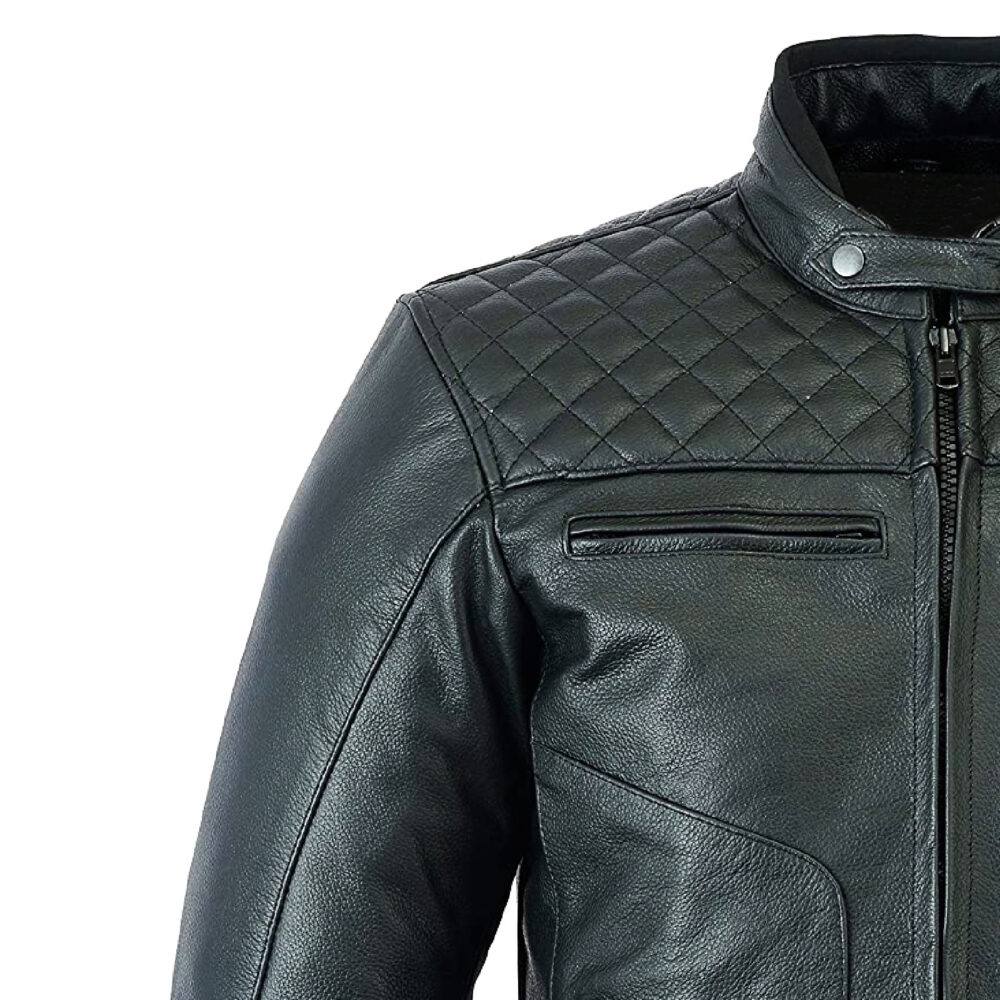 Armored Leather Motorcycle Jackets For Men 2