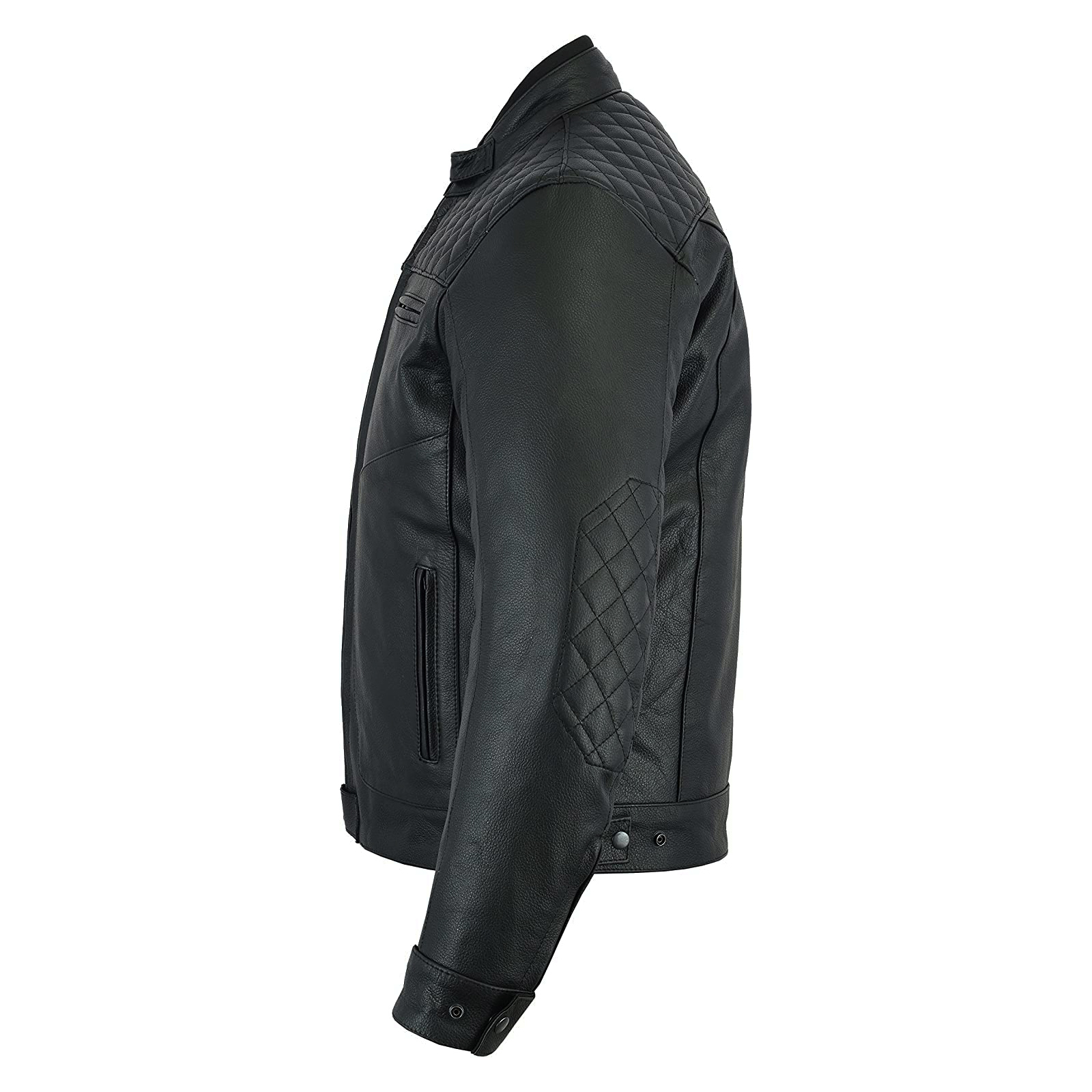 Armored Leather Motorcycle Jackets For Men 4