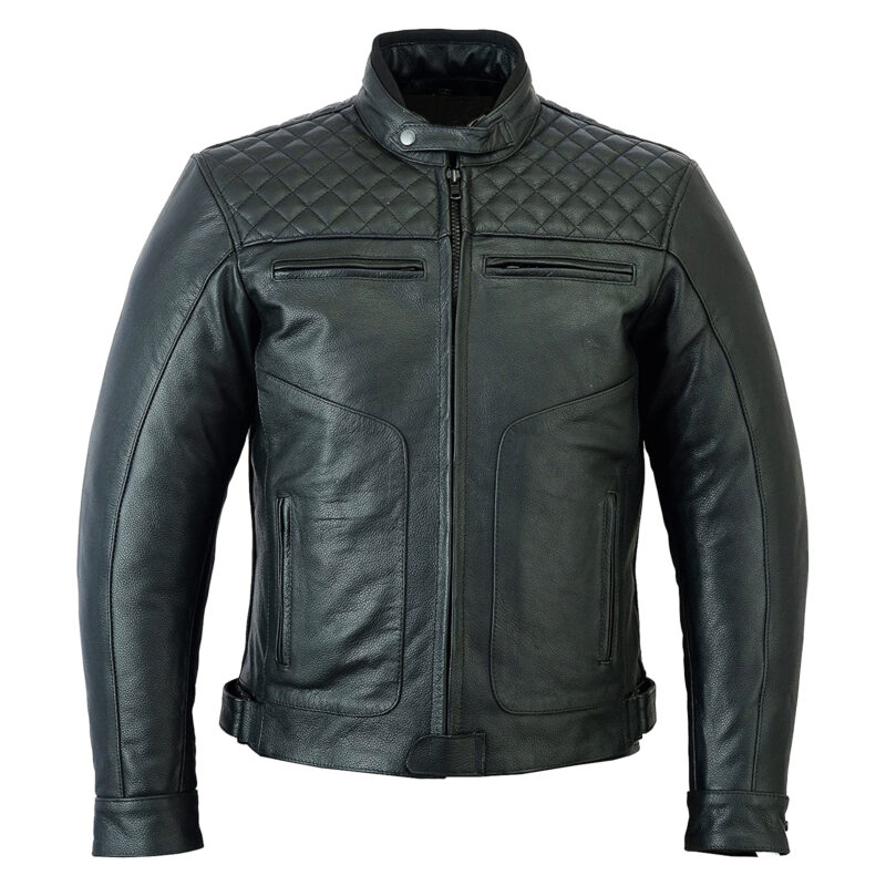 Armored Leather Motorcycle Jackets For Men