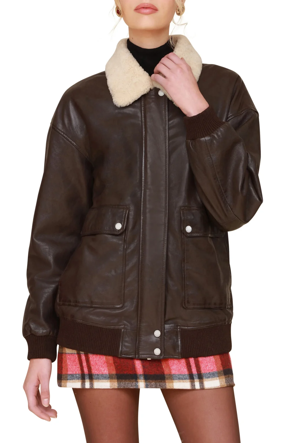 Aviator Jacket Fur Collar