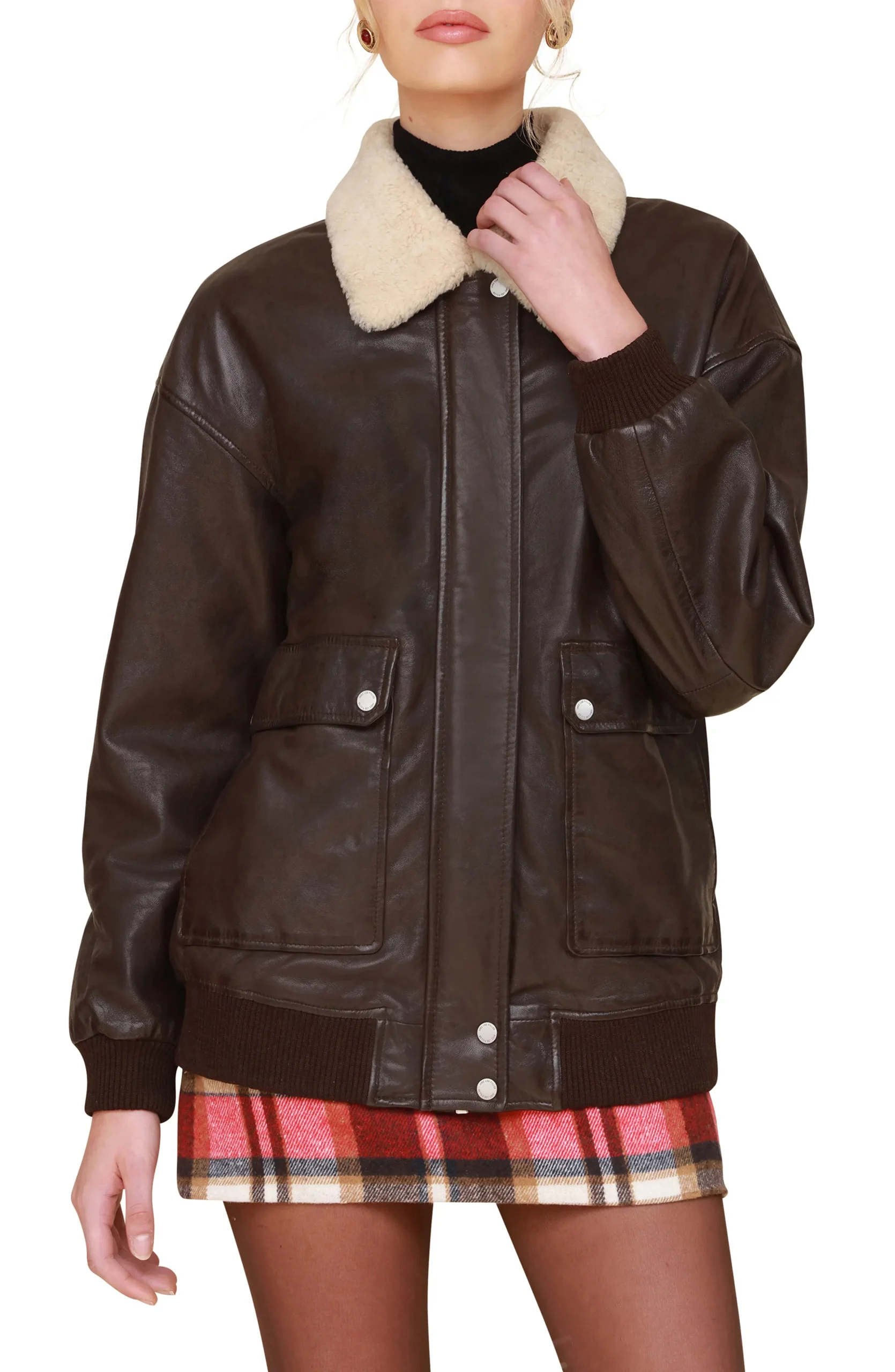 Aviator Jacket Fur Collar