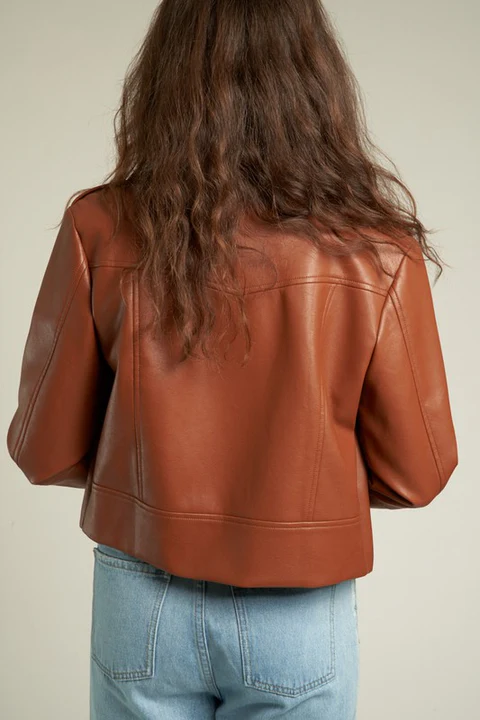 Best Faux Leather Motorcycle Jacket 2
