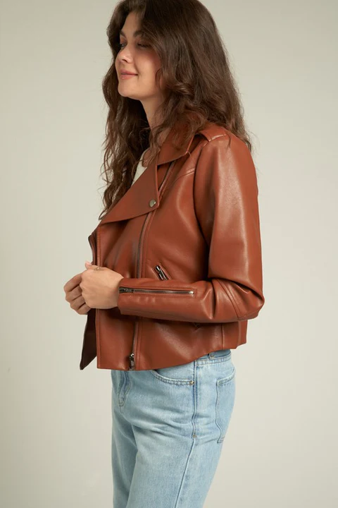 Best Faux Leather Motorcycle Jacket 4