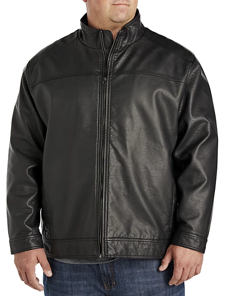 Big And Tall Leather Motorcycle Jacket 2