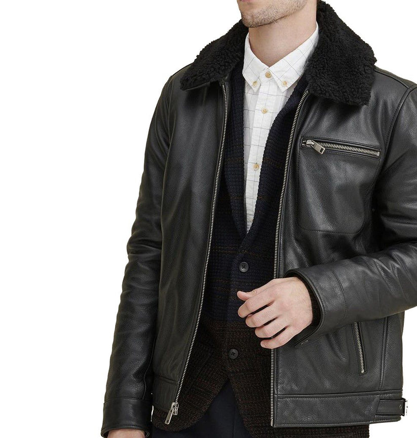 Black Aviator Jacket 2