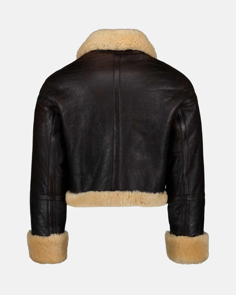 Black Sheepskin Jacket Womens 1