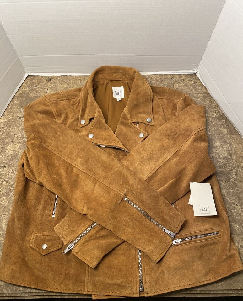 Brown Suede Moto Jacket 3