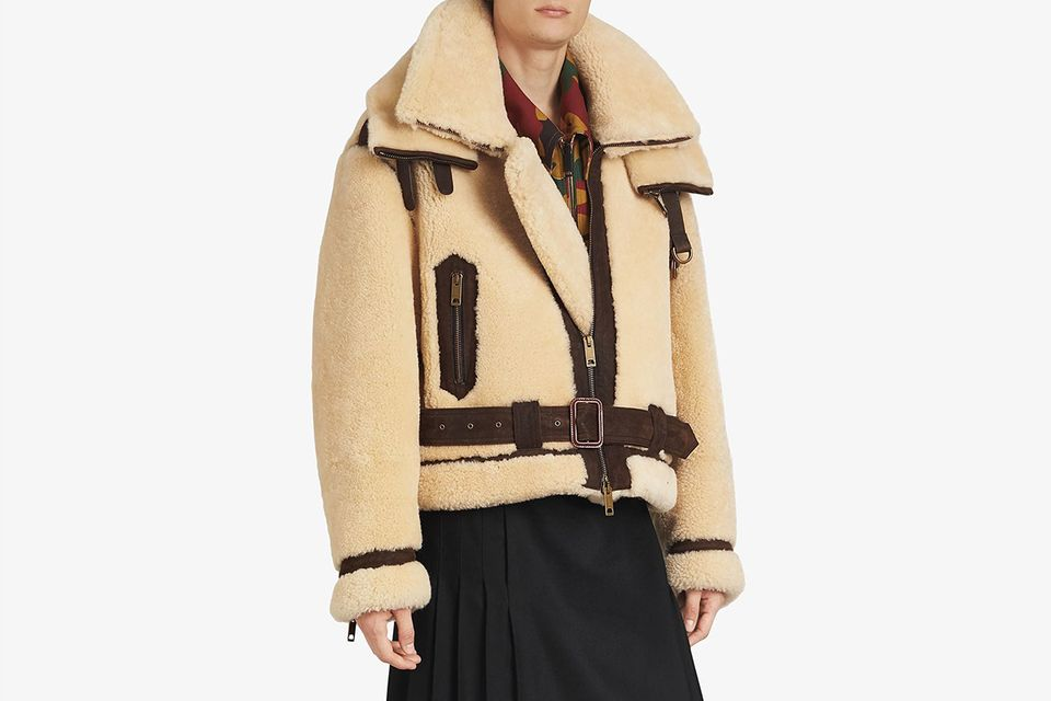 Burberry Sheepskin Jacket 1