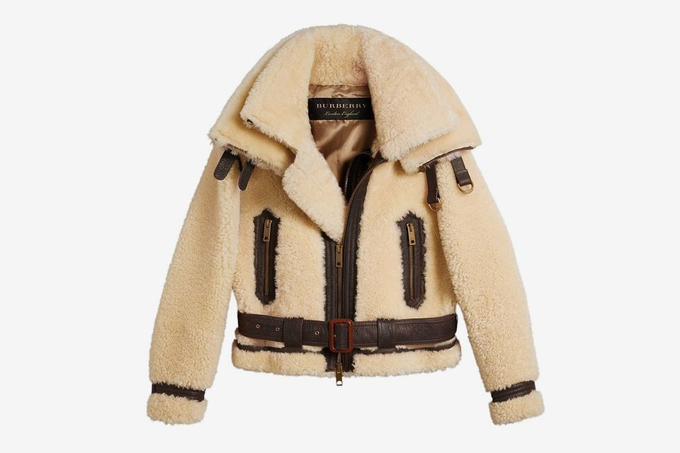Burberry Sheepskin Jacket