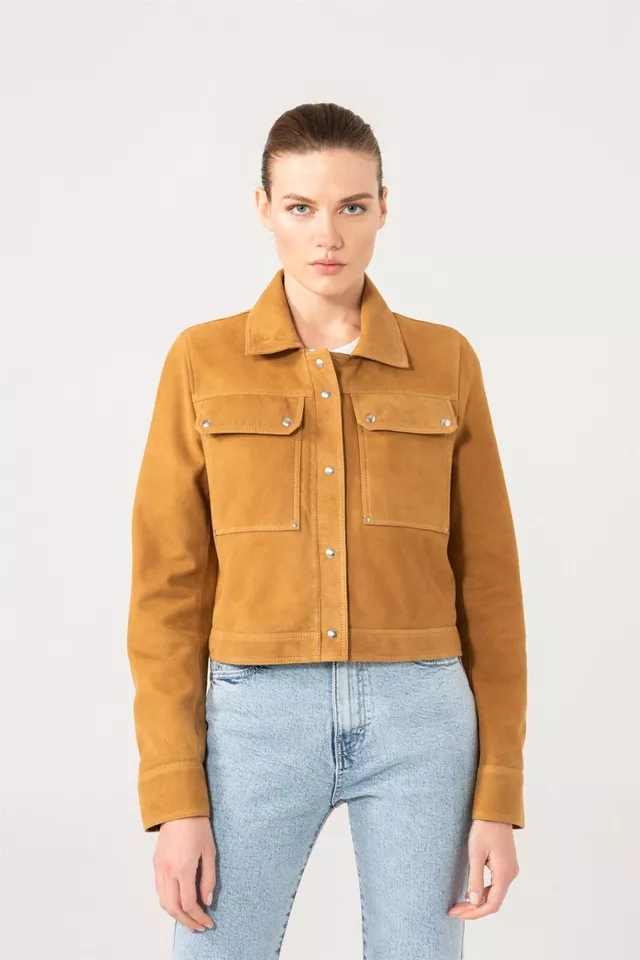 Camel Suede Jacket 2
