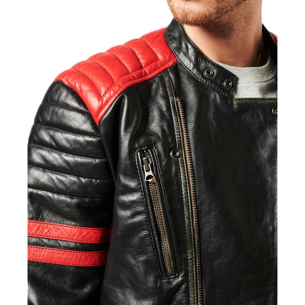 Classic Leather Motorcycle Jacket 2