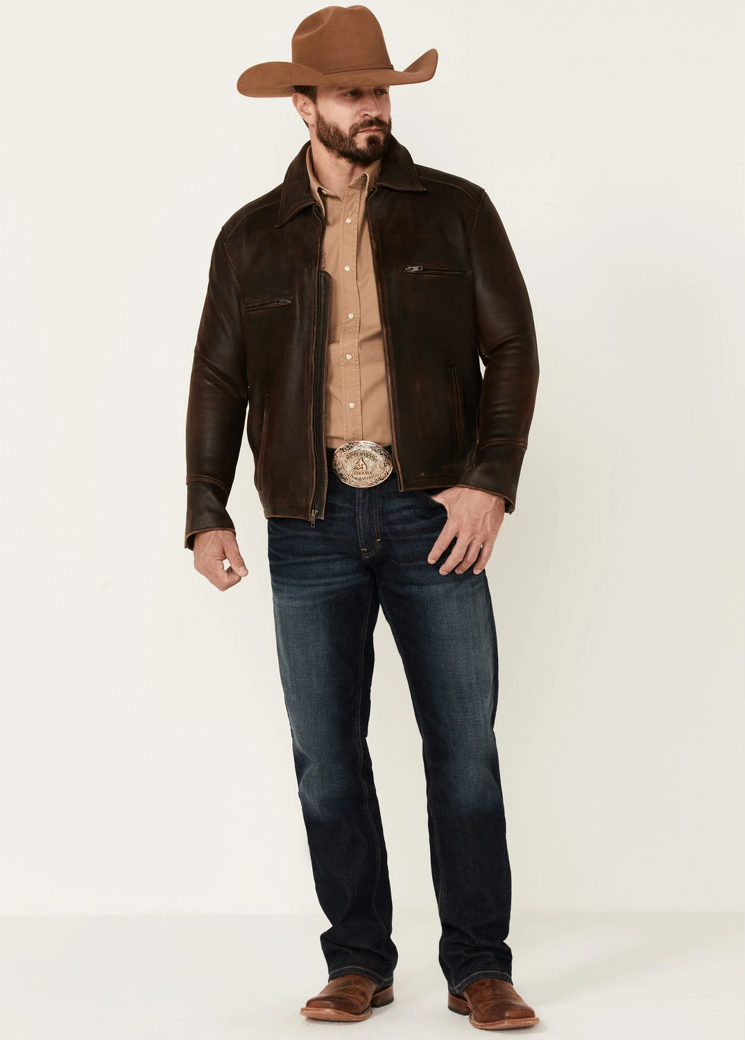 Cowhide Motorcycle Jacket 2