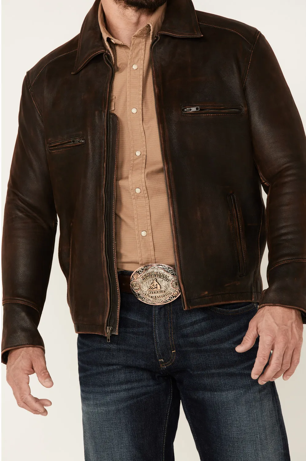 Cowhide Motorcycle Jacket 3