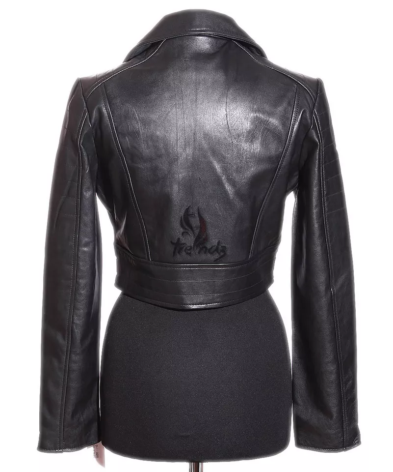 Cropped Biker Jacket 4