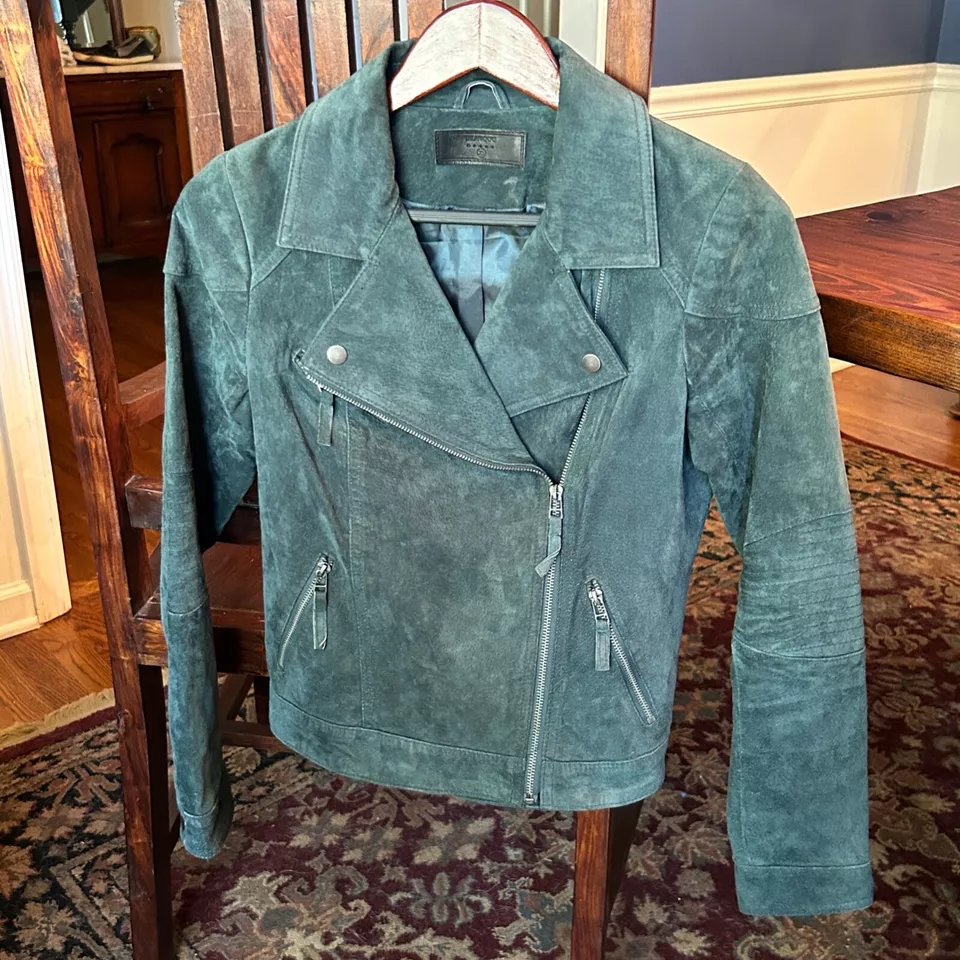 Cropped Suede Jacket