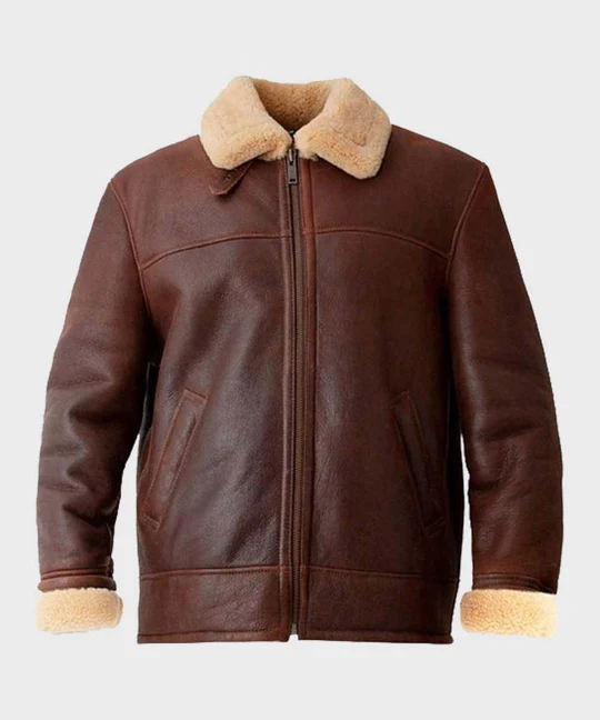 Dark Brown Aviator Jacket