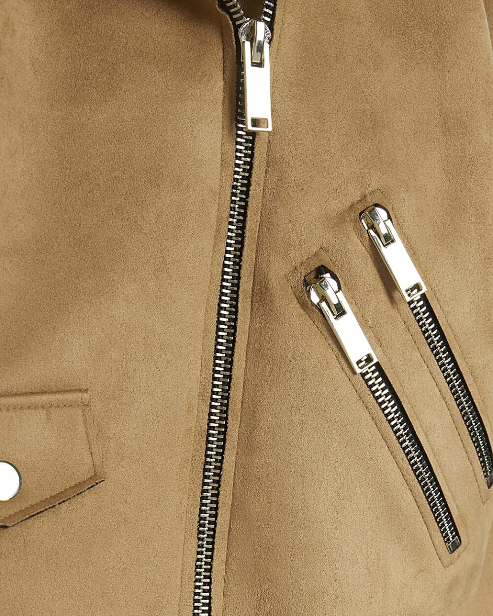 Faux Suede Moto Jacket Women's 3