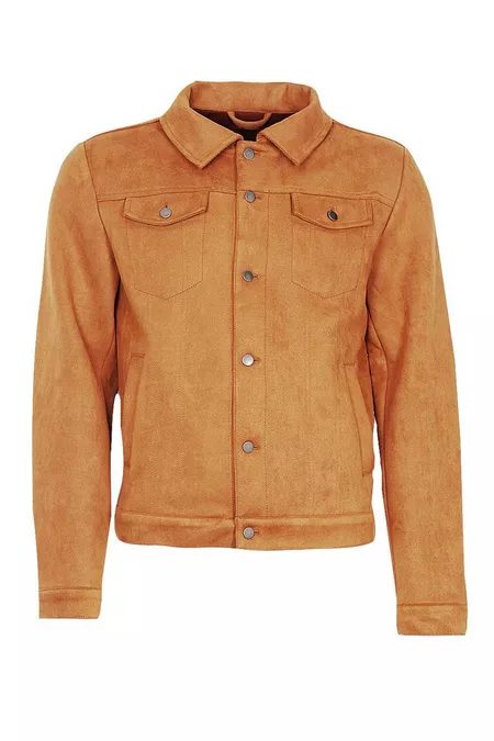 Faux Suede Trucker Jacket 3