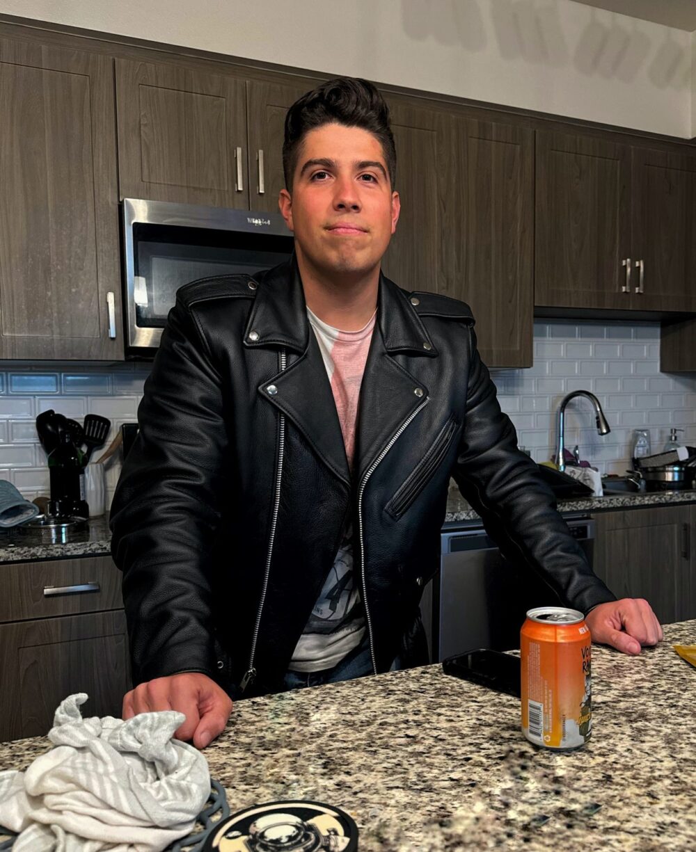 First Genuine Leather Motorcycle Jacket 5