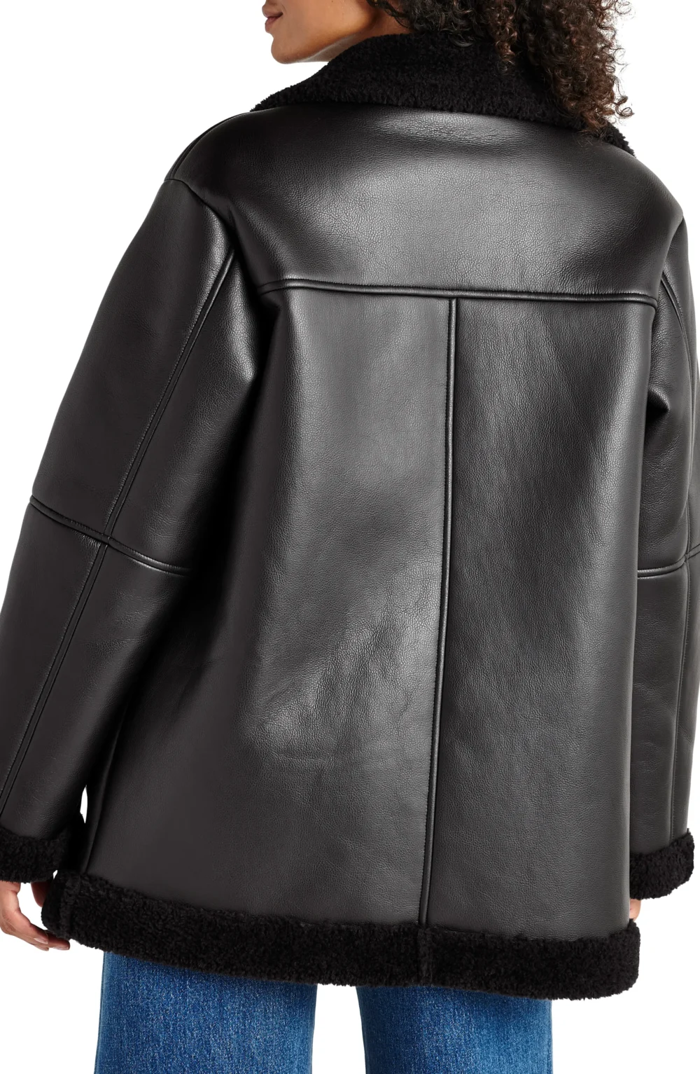 Fur Lined Aviator Jacket